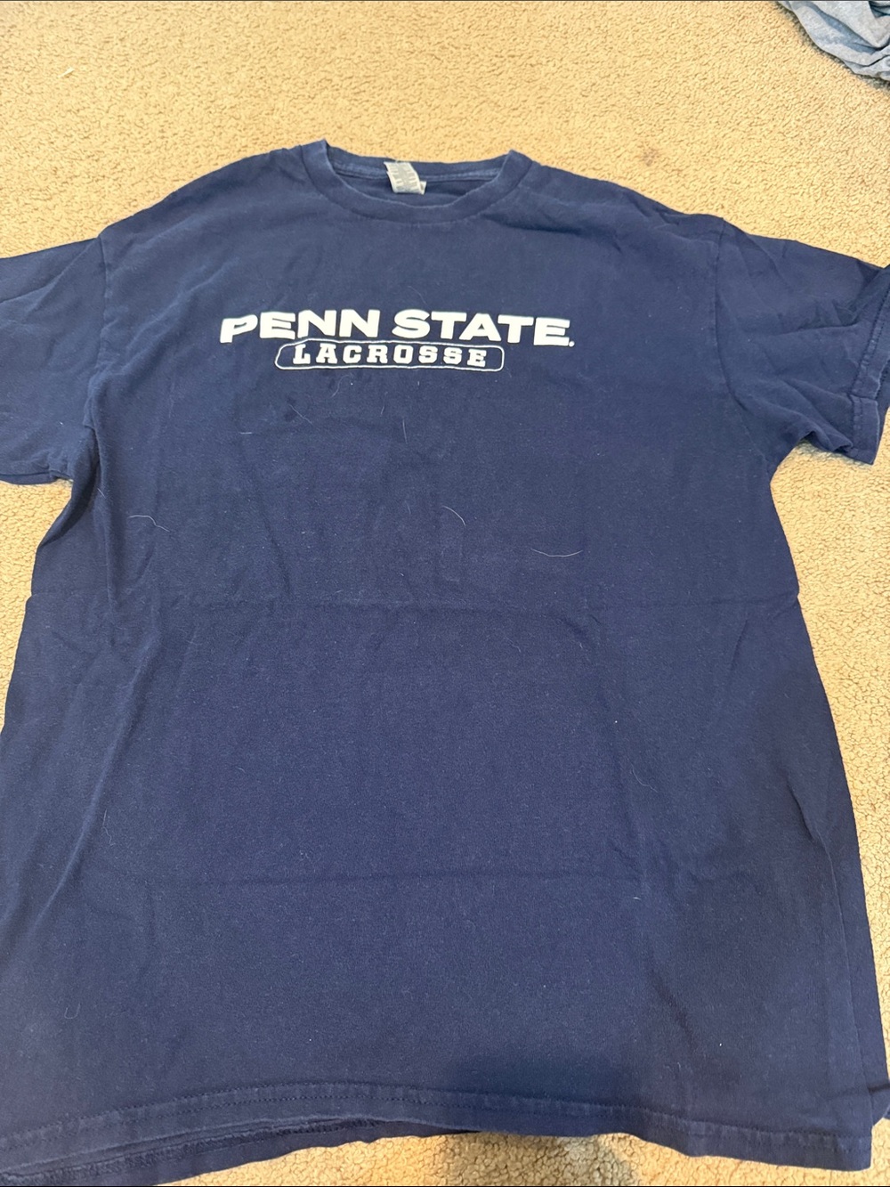 Gildan Penn State Lacrosse Navy Blue T-Shirt